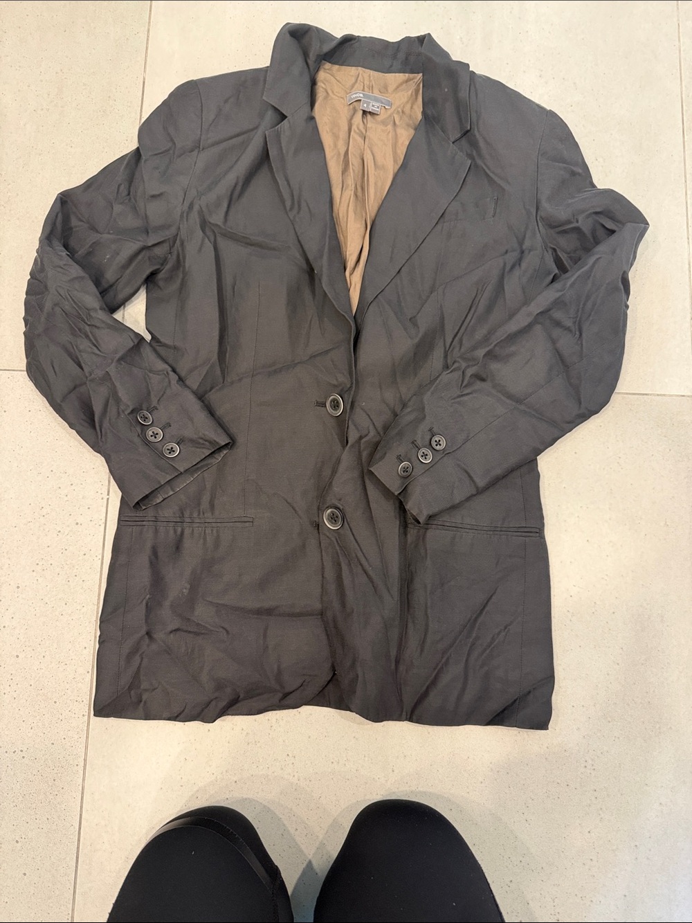 Vince Black Women's Tailored Blazer